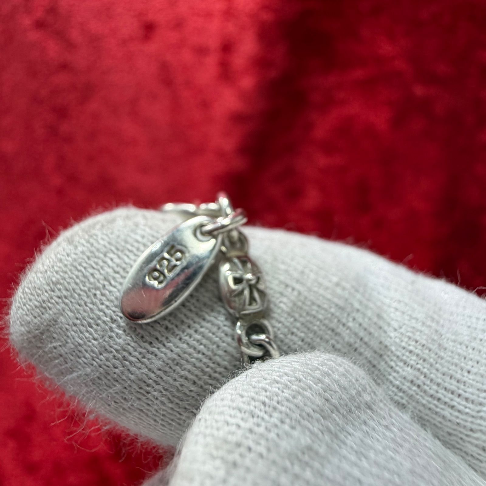 美品 ユリモチーフペンダントネックレス ジャスティンデイビス/Justin