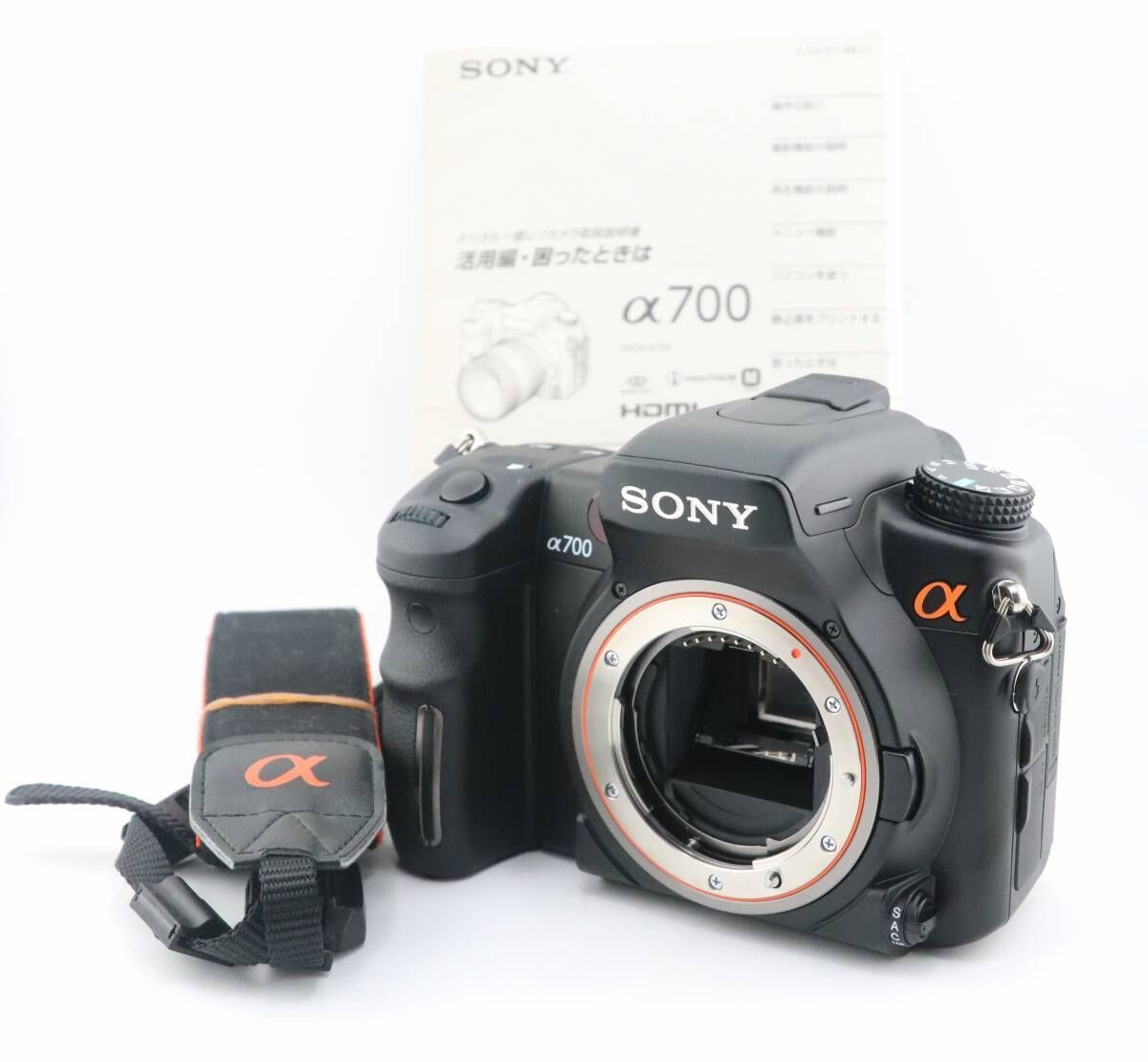 ☆美品☆ソニー SONY α700 DSLR-A700 ボディ 説明書・ストラップ付 
