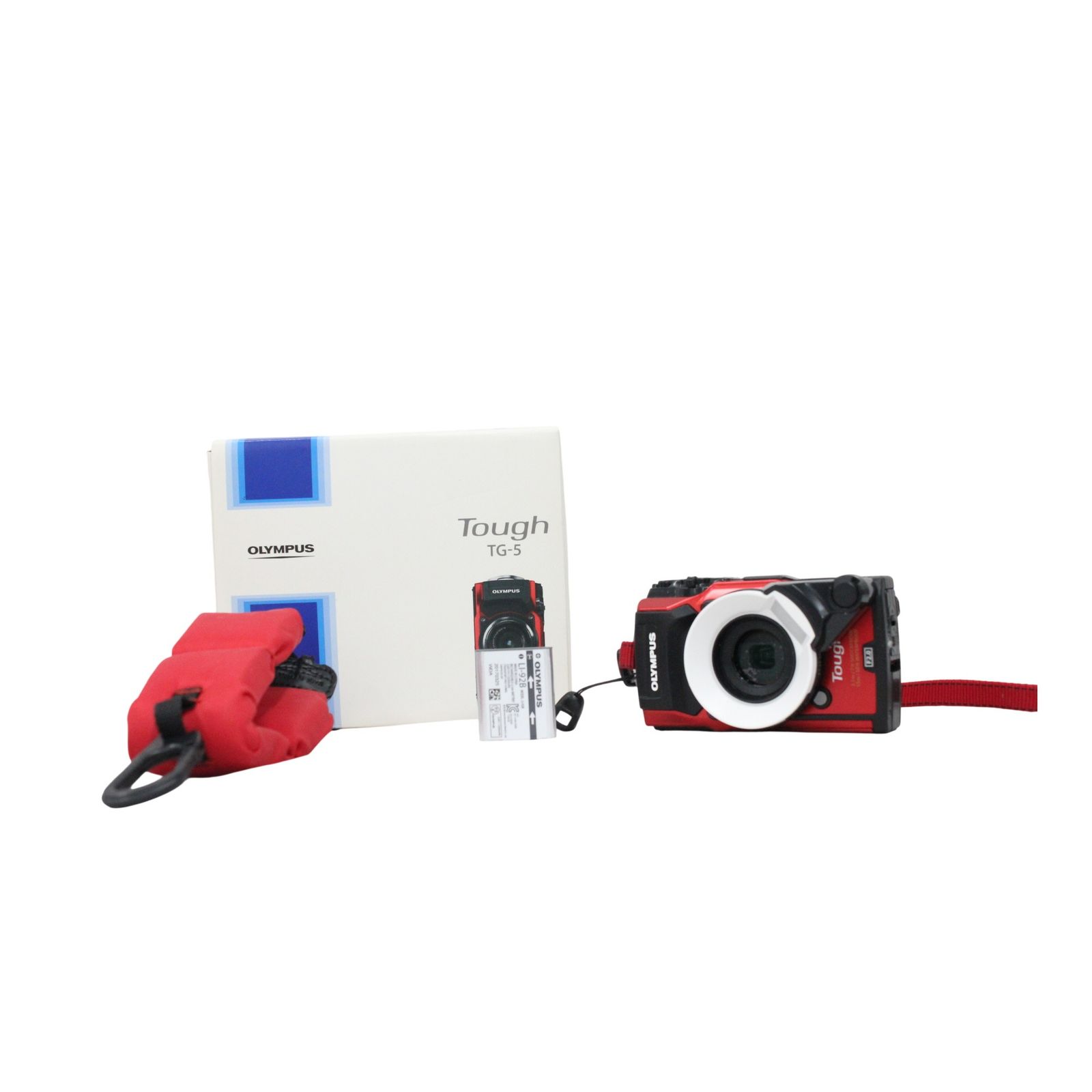 返品保証】 【元箱付き】オリンパス Olympus Tough TG-5 レッド 4x 