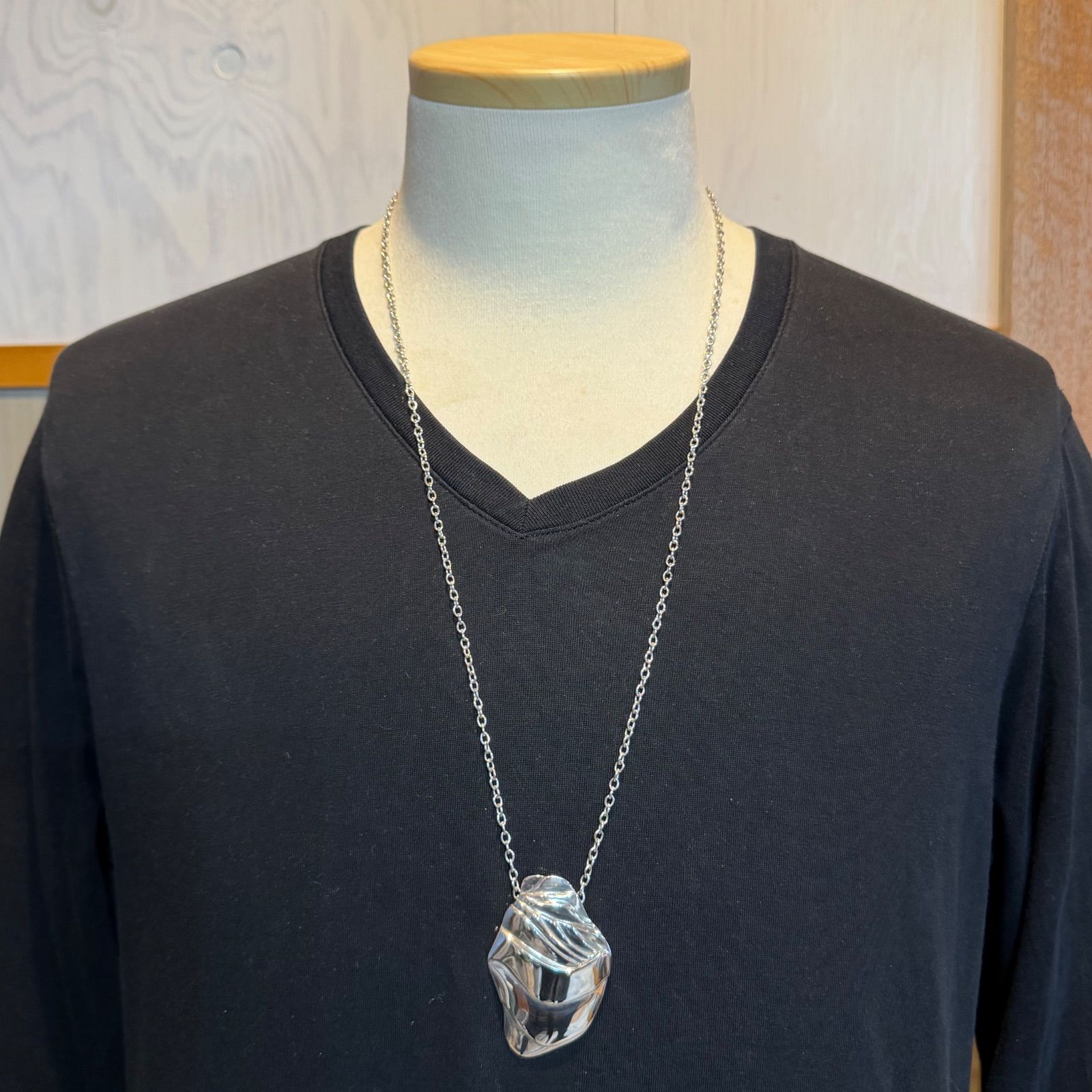 美品 希少 Ole Kortzau ♯396 ロングチェーンネックレス ジョージ 