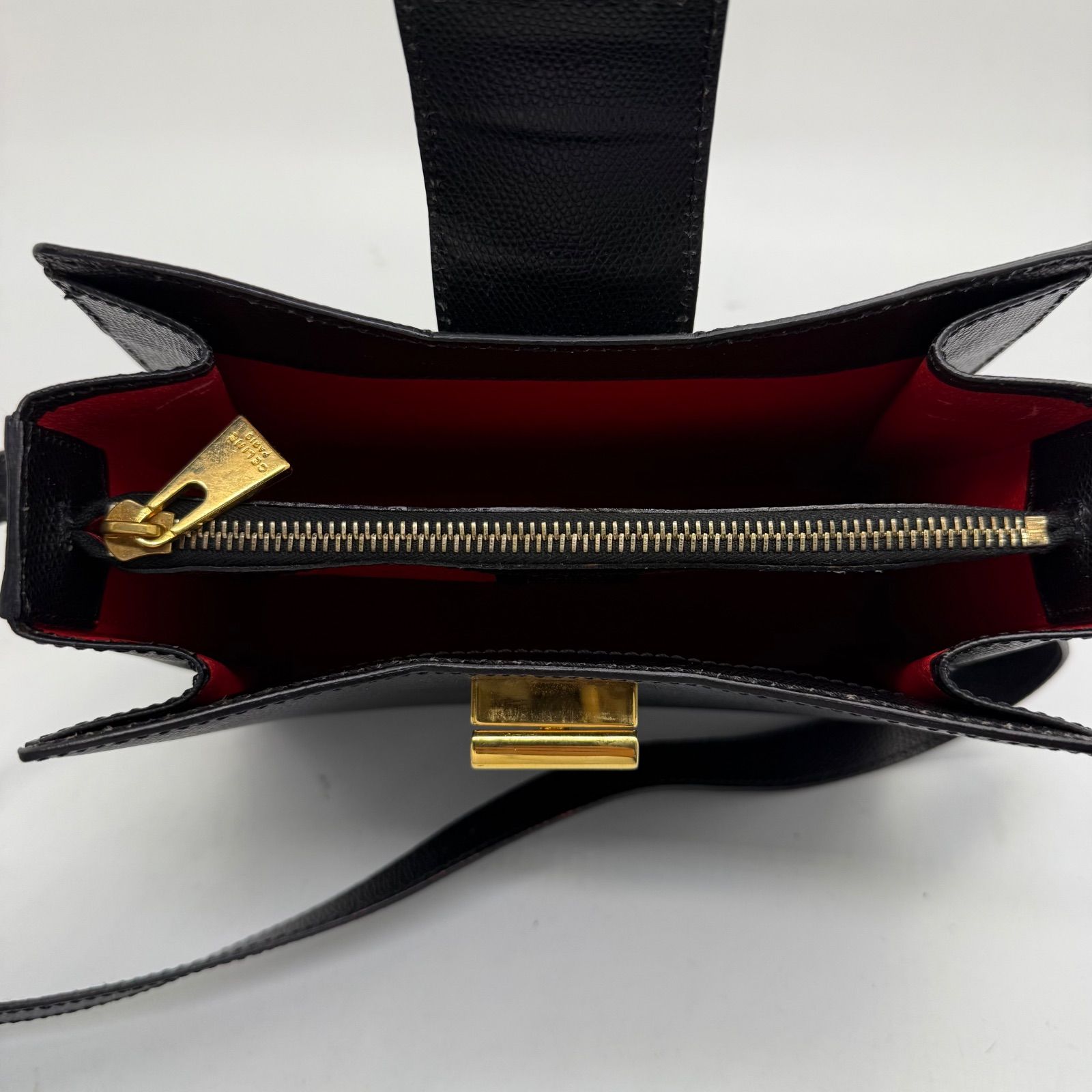 CELINE vintage old BLK shoulder bag セリーヌ ヴィンテージ オールド 