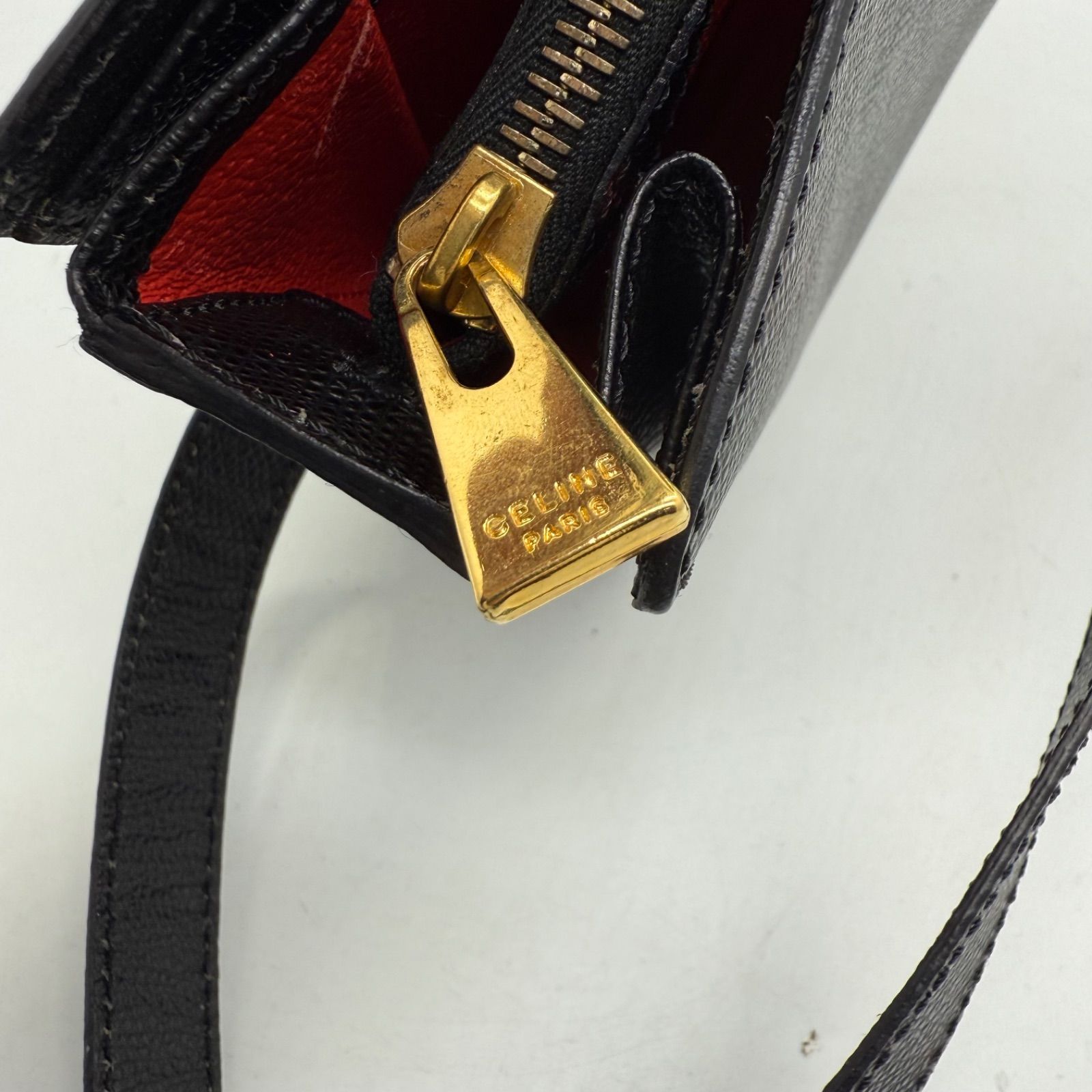 CELINE vintage old BLK shoulder bag セリーヌ ヴィンテージ オールド 