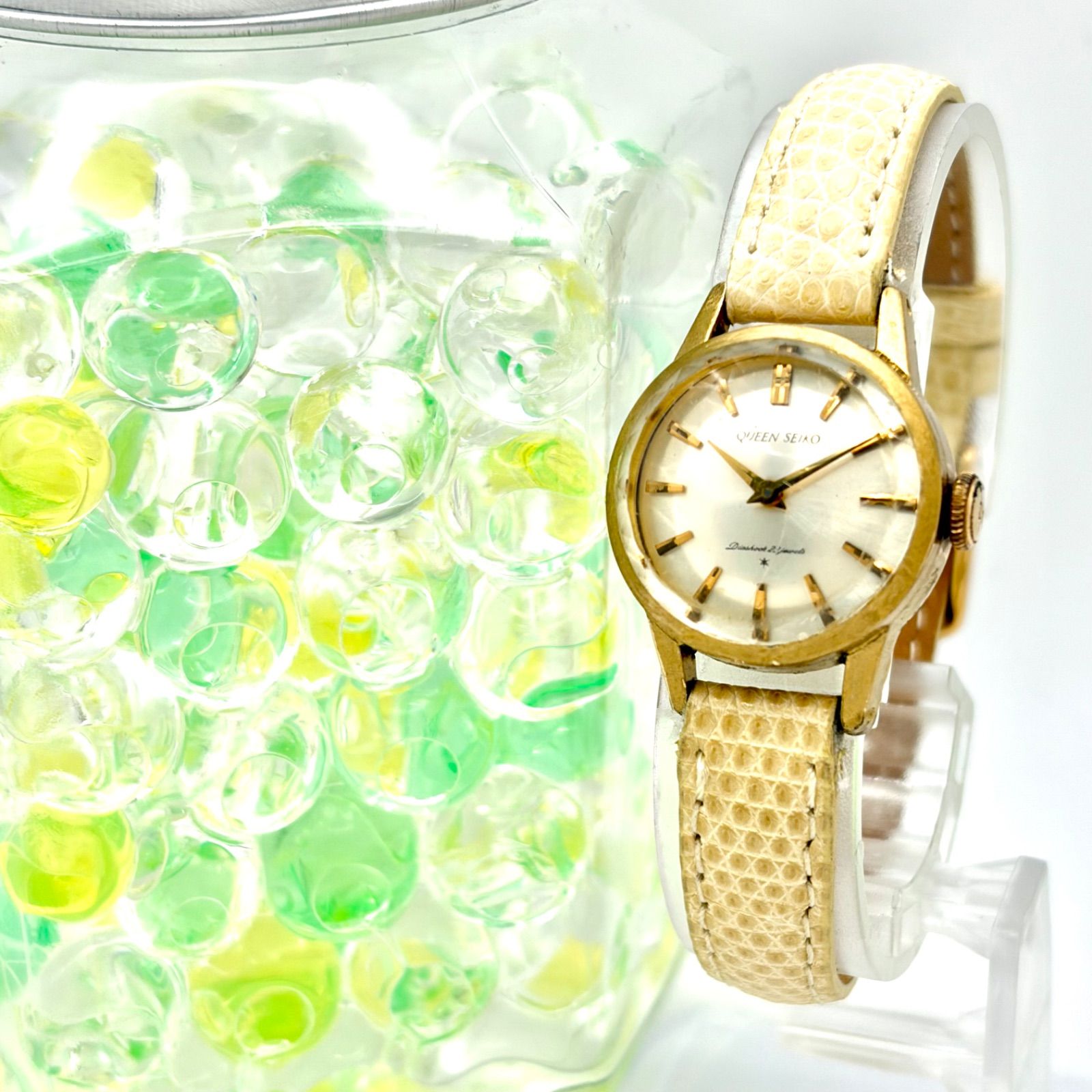 稼働】QUEEN SEIKO クイーンセイコー 機械式 手巻き レディース 腕時計