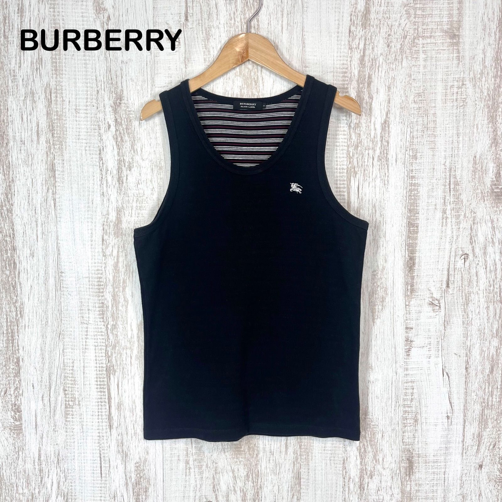 BURBERRY BLACK LABEL バーバリーブラックレーベル ホースロゴ刺繍