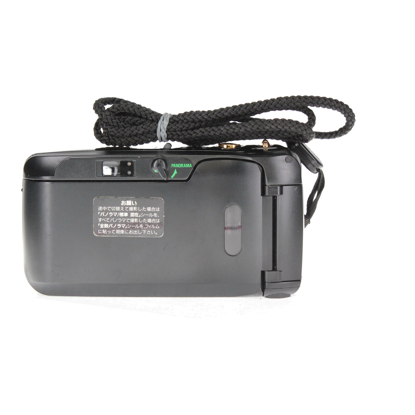 カメラ 【返品保証】 オリンパス Olympus μ mju ZOOM DELUXE ブラック