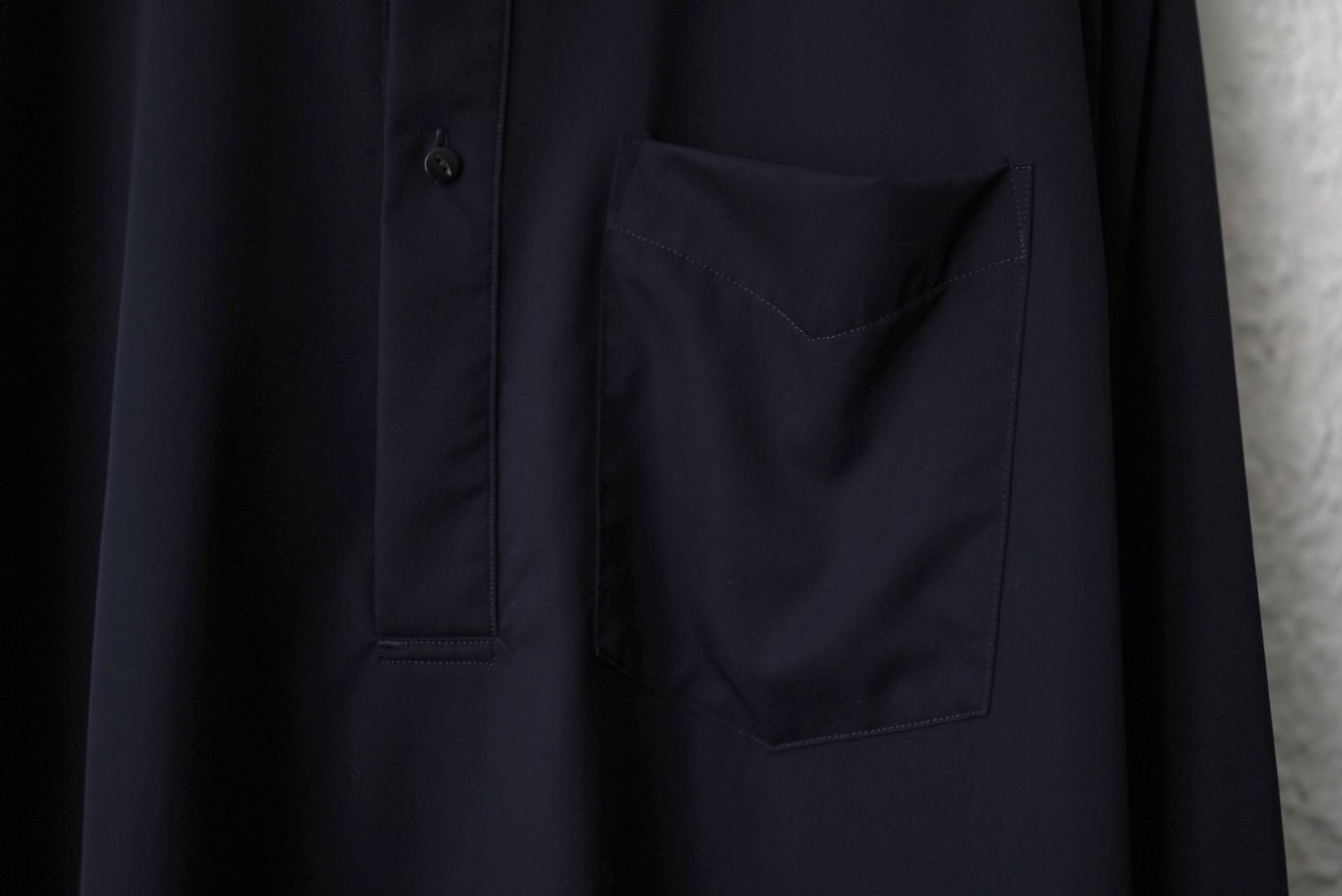 25SS S.VOGEL Limited Model バンドカラープルオーバーシャツ