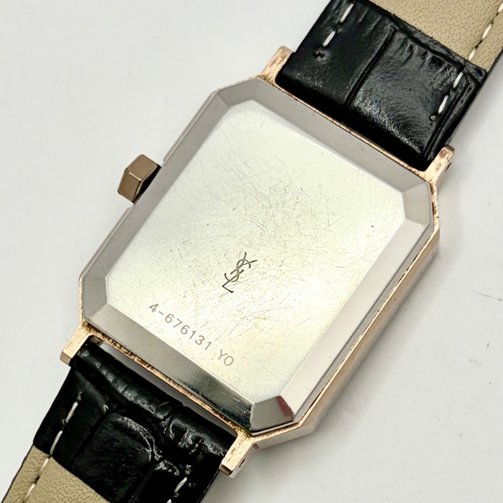 稼働】Yves Saint Laurent イヴサンローラン YSL 機械式 手巻き