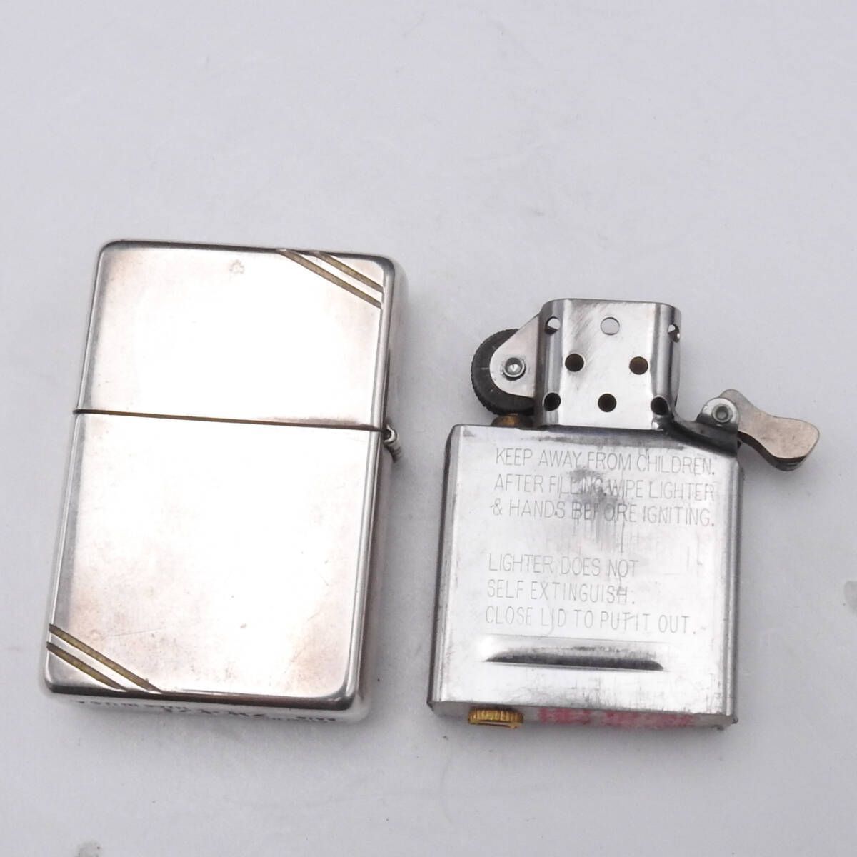 純銀 ZIPPO オイルライター ジッポー STERLING SILVER 925 