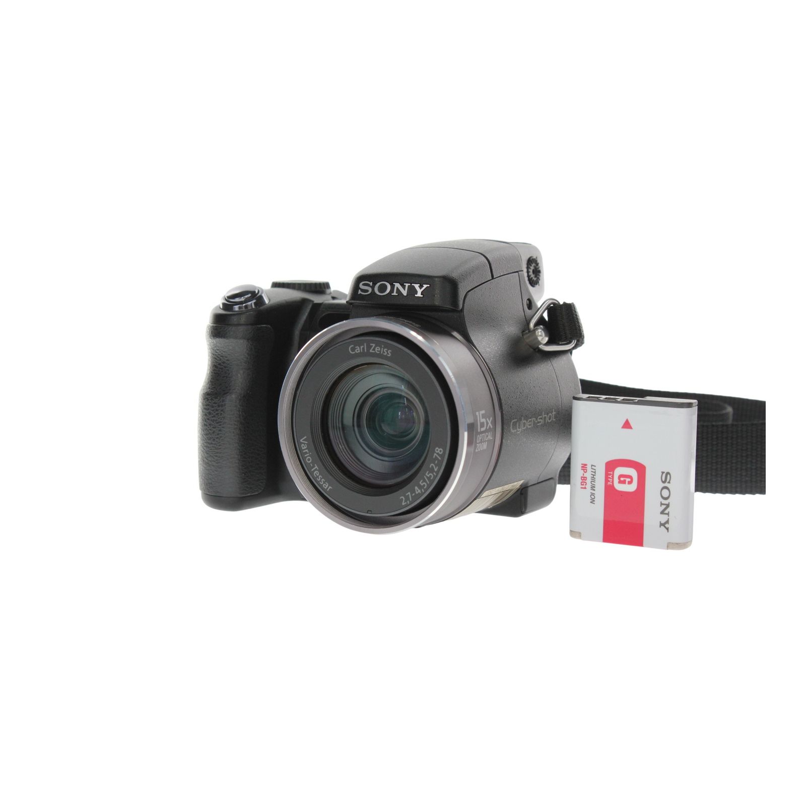 カメラ 【返品保証】 ソニー Sony Cyber-Shot DSC-H7 ブラック 15x