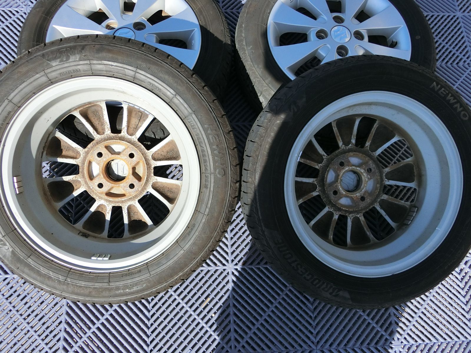 953] 送料無料 スズキ純正 14インチ アルミホイール 14×4.5J +45