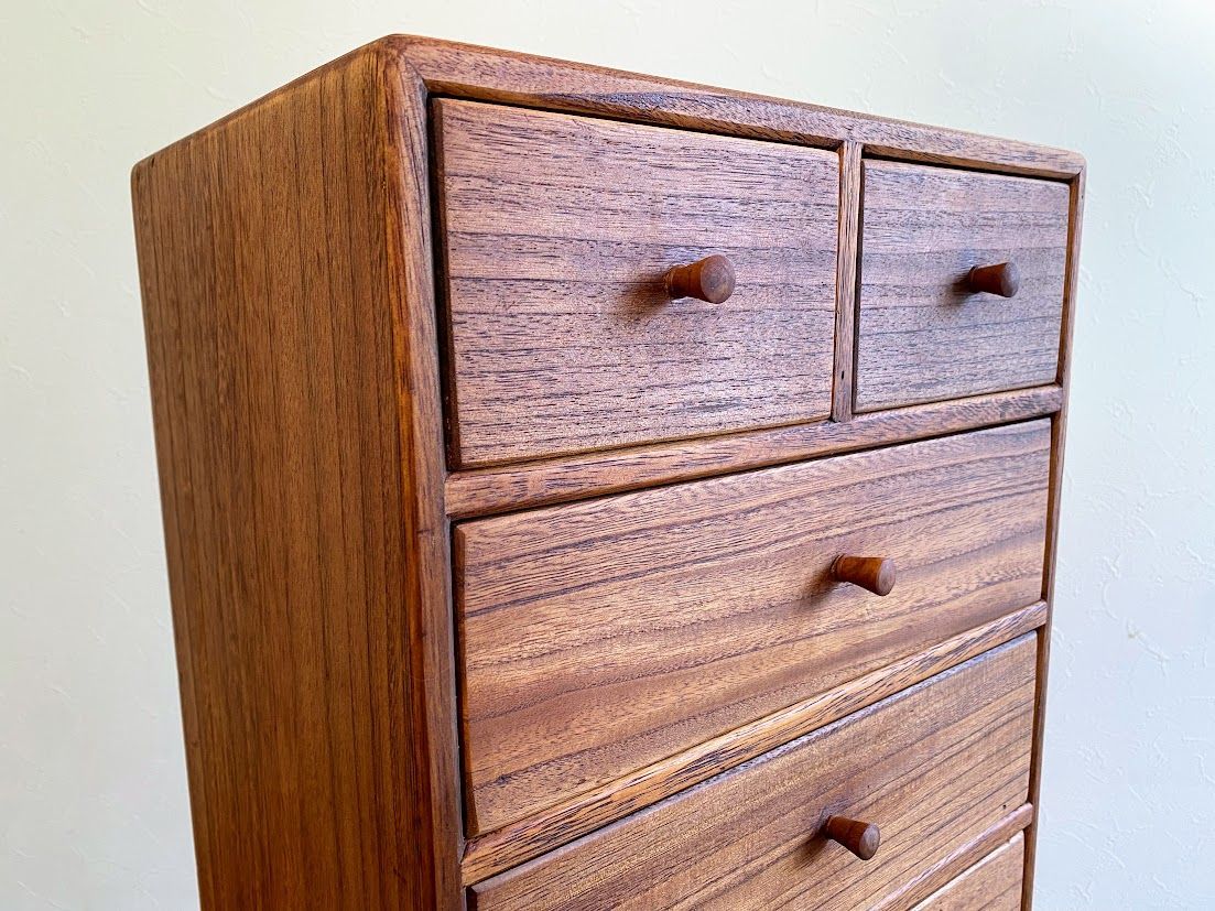 1950s ジャパンヴィンテージ 小道具入 チェスト ラワン材 作家物 仕上
