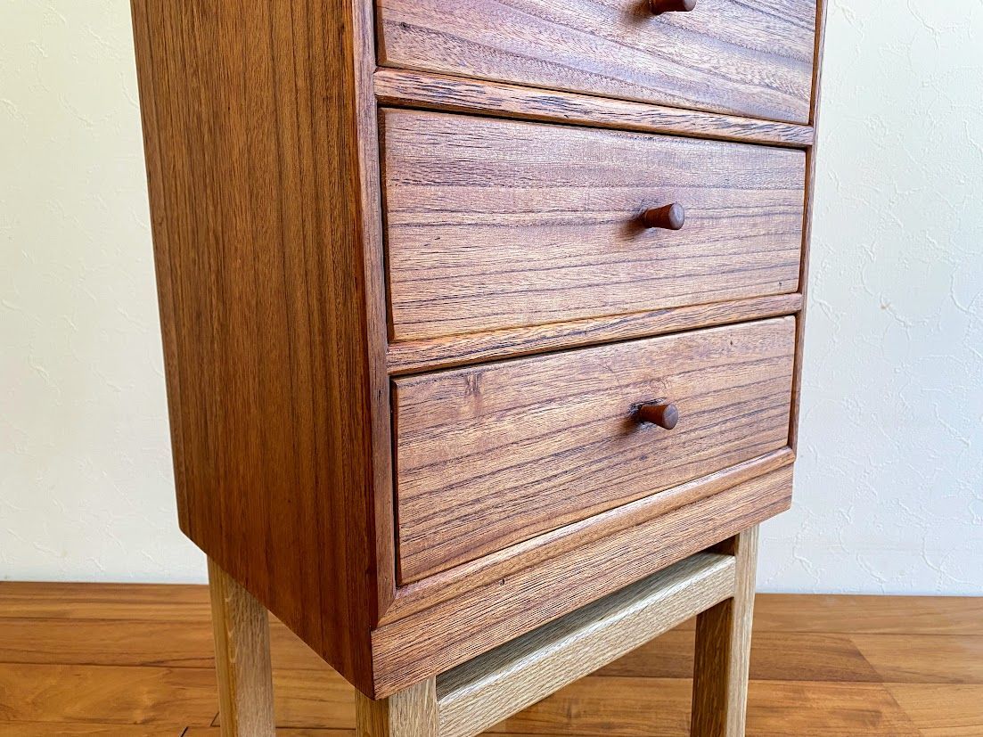 1950s ジャパンヴィンテージ 小道具入 チェスト ラワン材 作家物 仕上