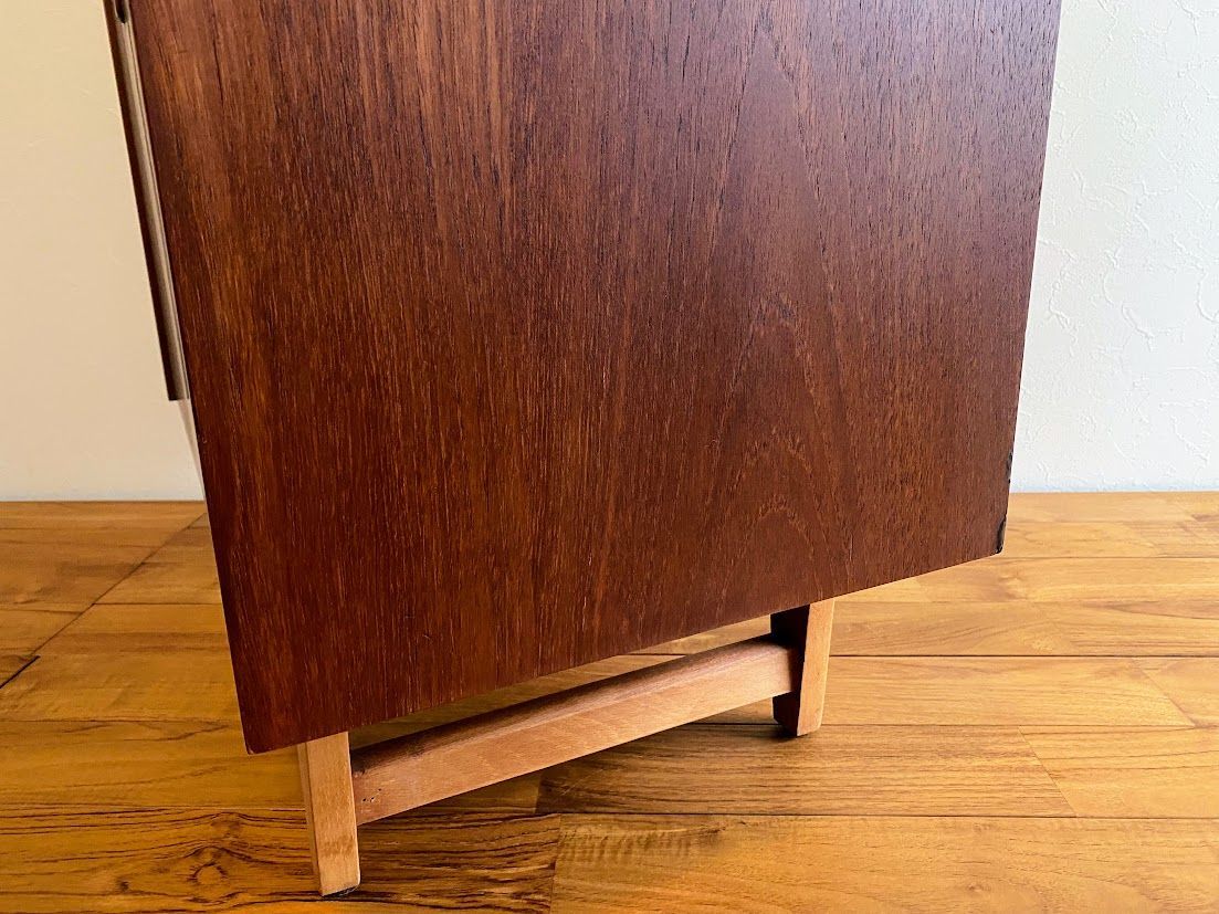 1960s ヴィンテージ イギリス チーク レコードキャビネット 仕上済