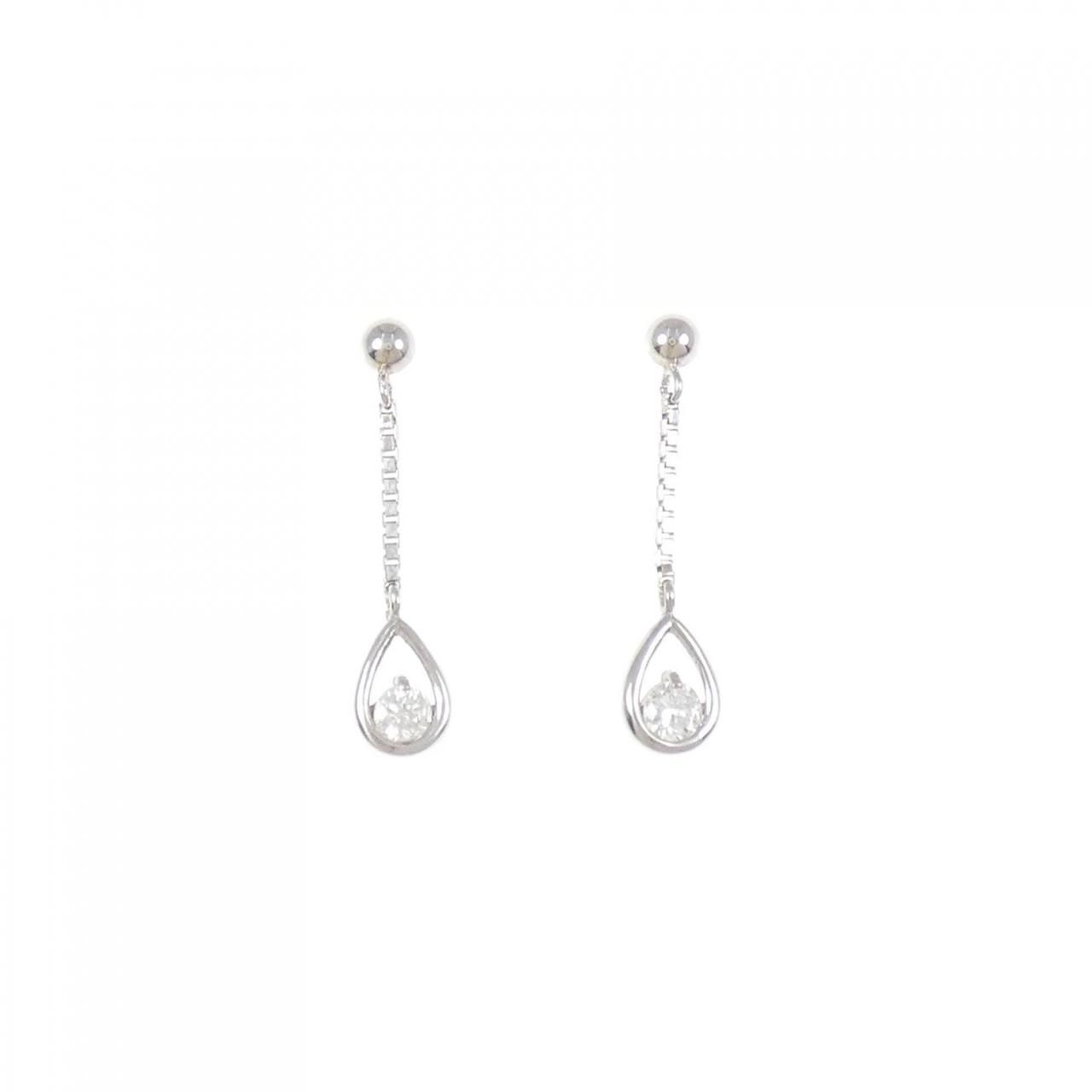 PT850/PT900 ダイヤモンド ピアス 0.26CT 【公式通販】