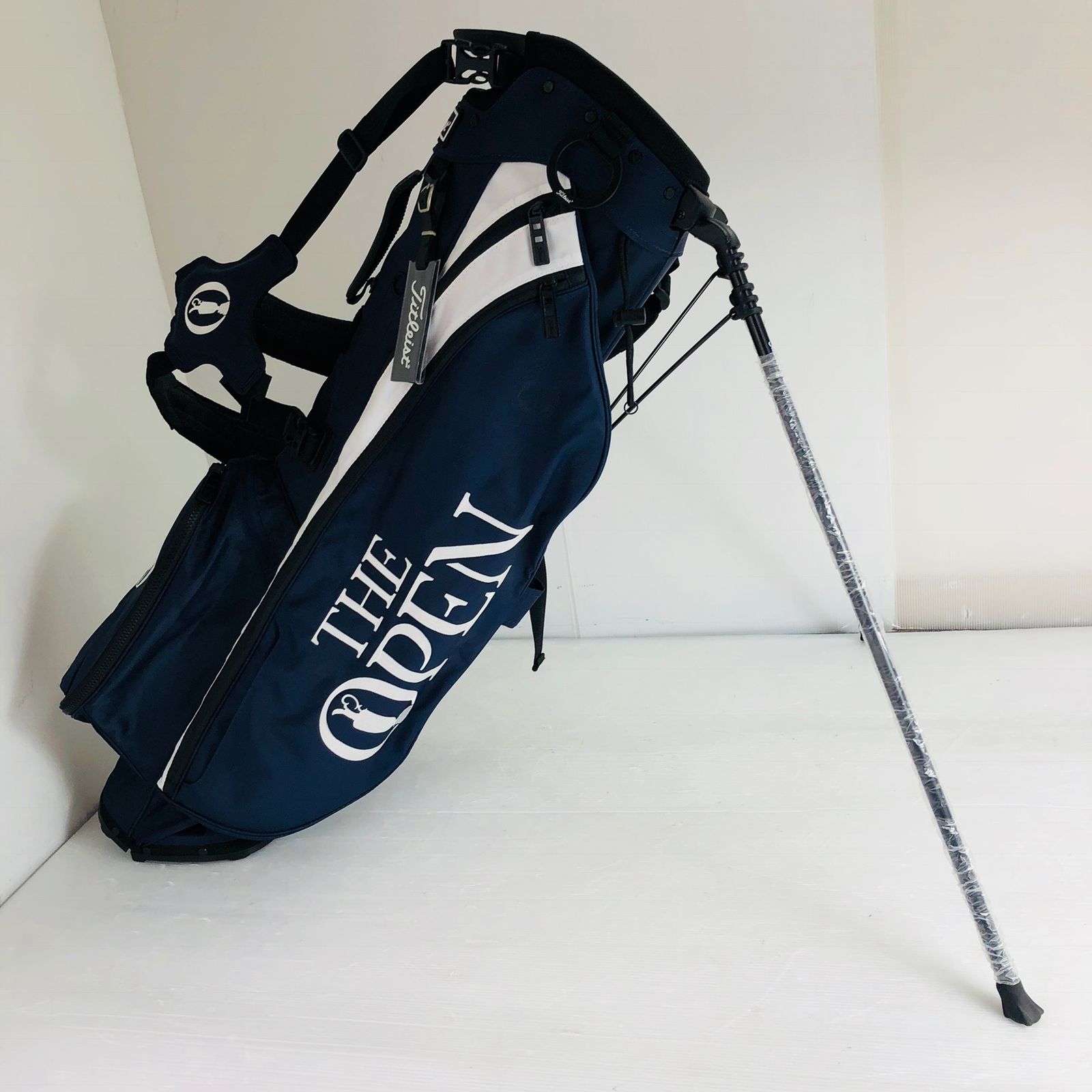 美品 Titleist タイトリスト 7.5型 スタンド ネイビー キャディバッグ