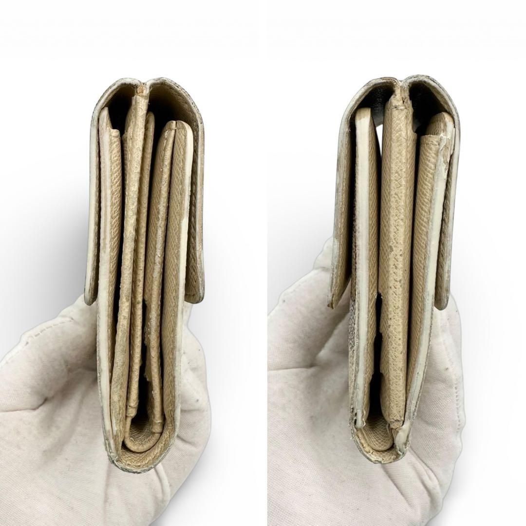 【美品】ルイヴィトン Wホック財布 ダミエ アズール コンパクト 三つ折り 白 美品】ルイヴィトン Wホック財布 ダミエ アズール コンパクト 三つ折り