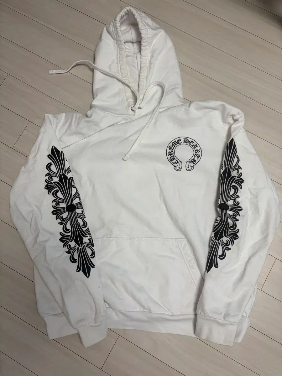 クロムハーツ フローラル ホースシュー 白 L