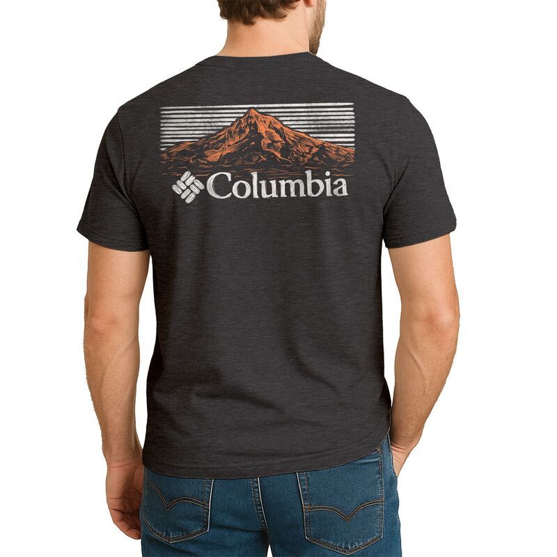 コロンビア メンズ トップス Tシャツ グラフィック Mens Columbia Graphic Tee Gray Mountain グレー