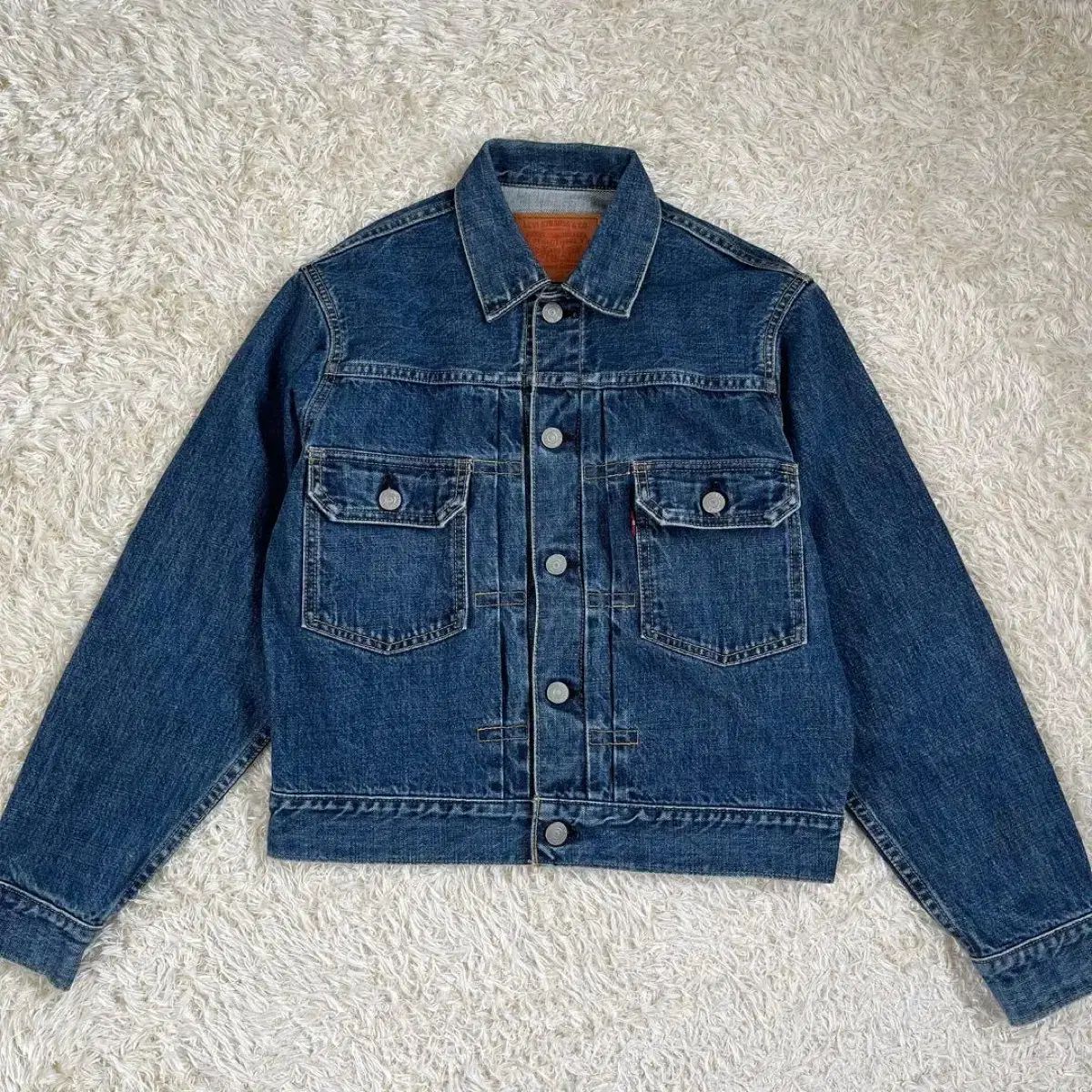 日本製のリーバイス セカンド デニムジャケット 507XX 36 sサイズ J02 
