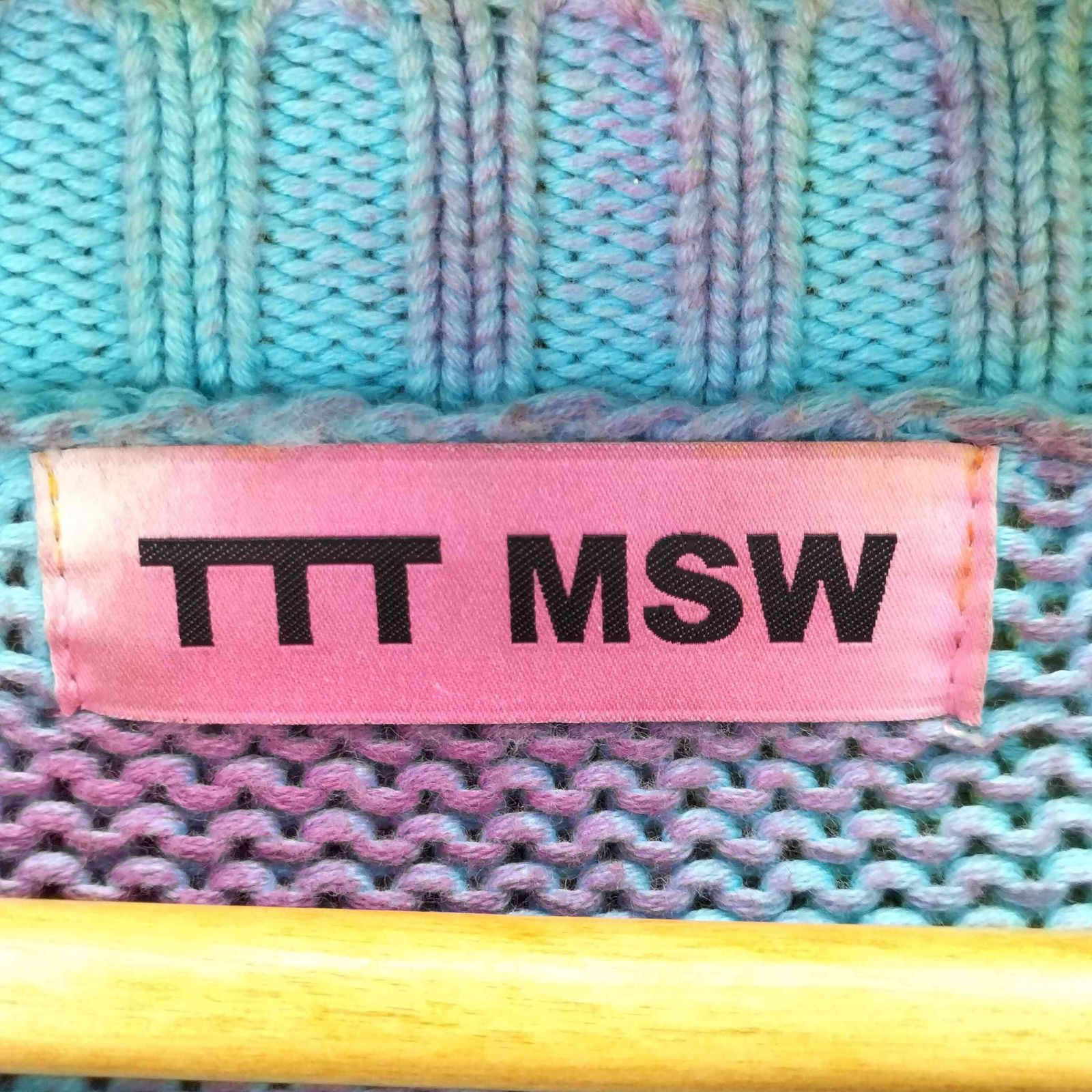 TTT MSW /Make Love Over Size Damage Knit 【公式通販】