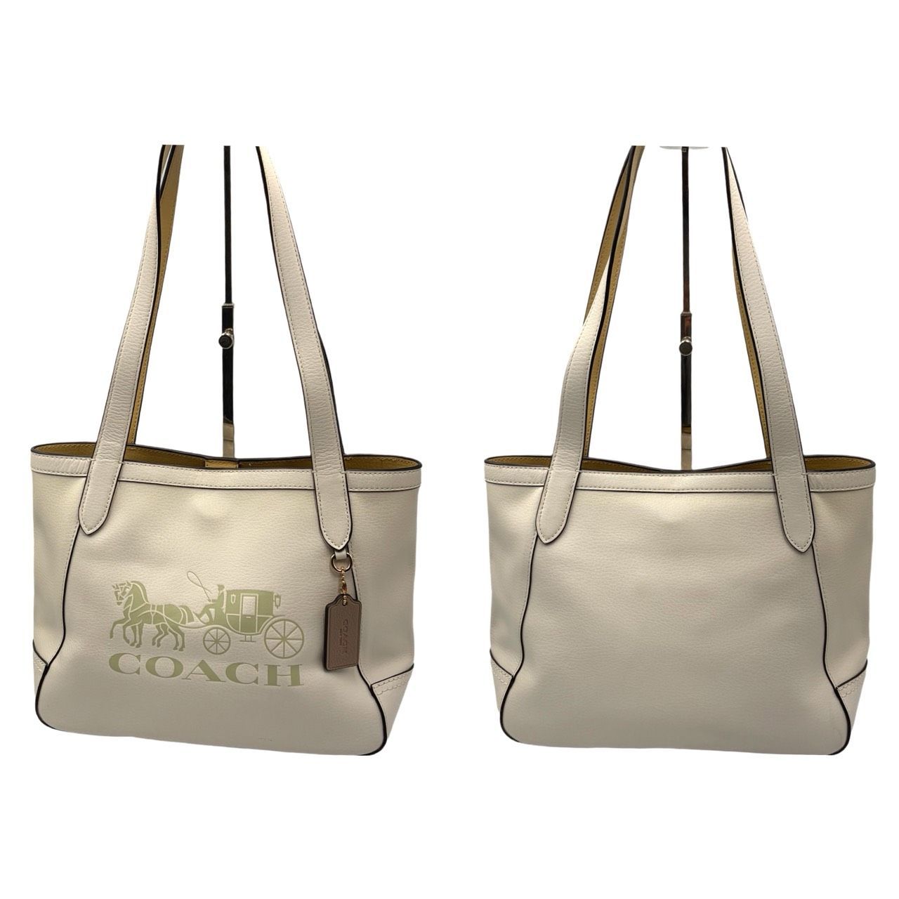美品✤希少【COACH／コーチ】トートバッグ／肩掛け ホースアンド 