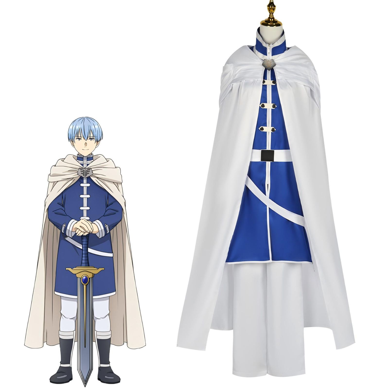 葬送のフリーレン ヒンメル コスプレ フルセット 極美品】葬送のフリーレン ヒンメル コスプレ衣装 フルセット 衣装一式