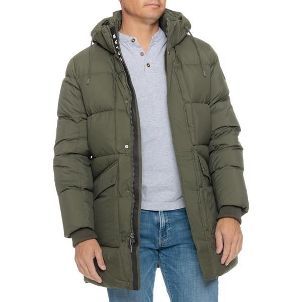パジャール メンズ アウター ジャケット・ブルゾン ダウン Pajar Teneca Walker Down Hooded Puffer Jacket 550 Fill Power Military