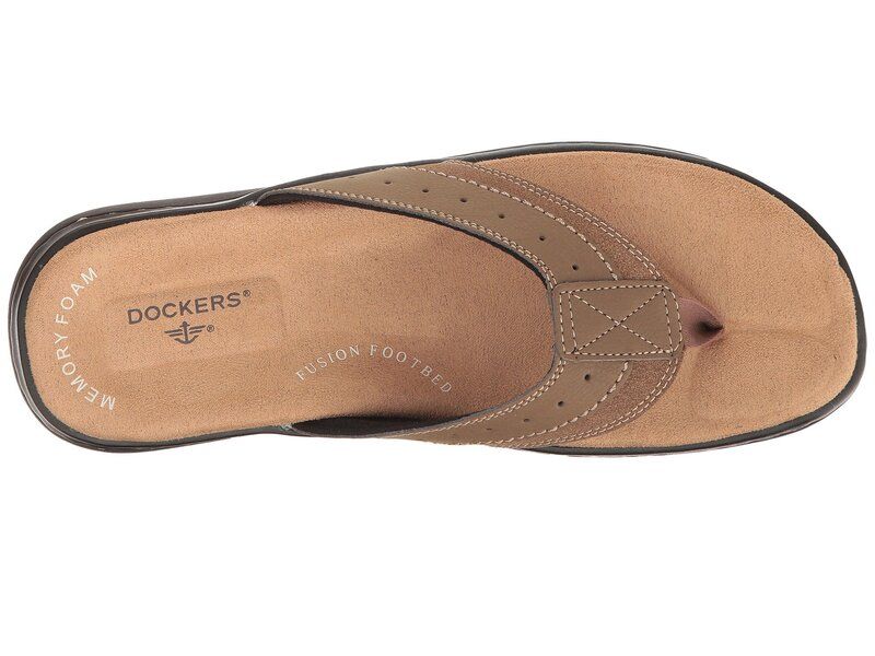 【送料無料】 ドッカーズ メンズ スニーカー シューズ Laguna Thong Sandal Dark Tan