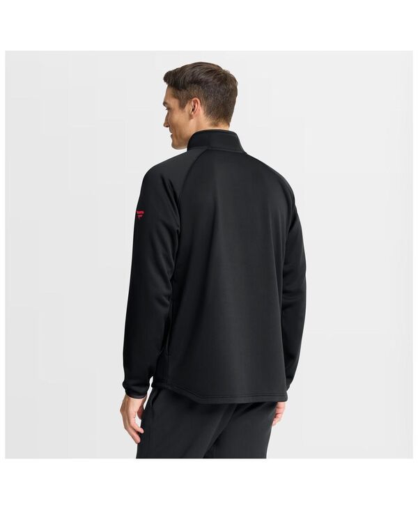 ファナティクス メンズ アウター パーカー・スウェット Fanatics Mens Black Carolina Hurricanes Authentic Pro Tonal Rink Raglan QuarterZipullover Hoodie Black