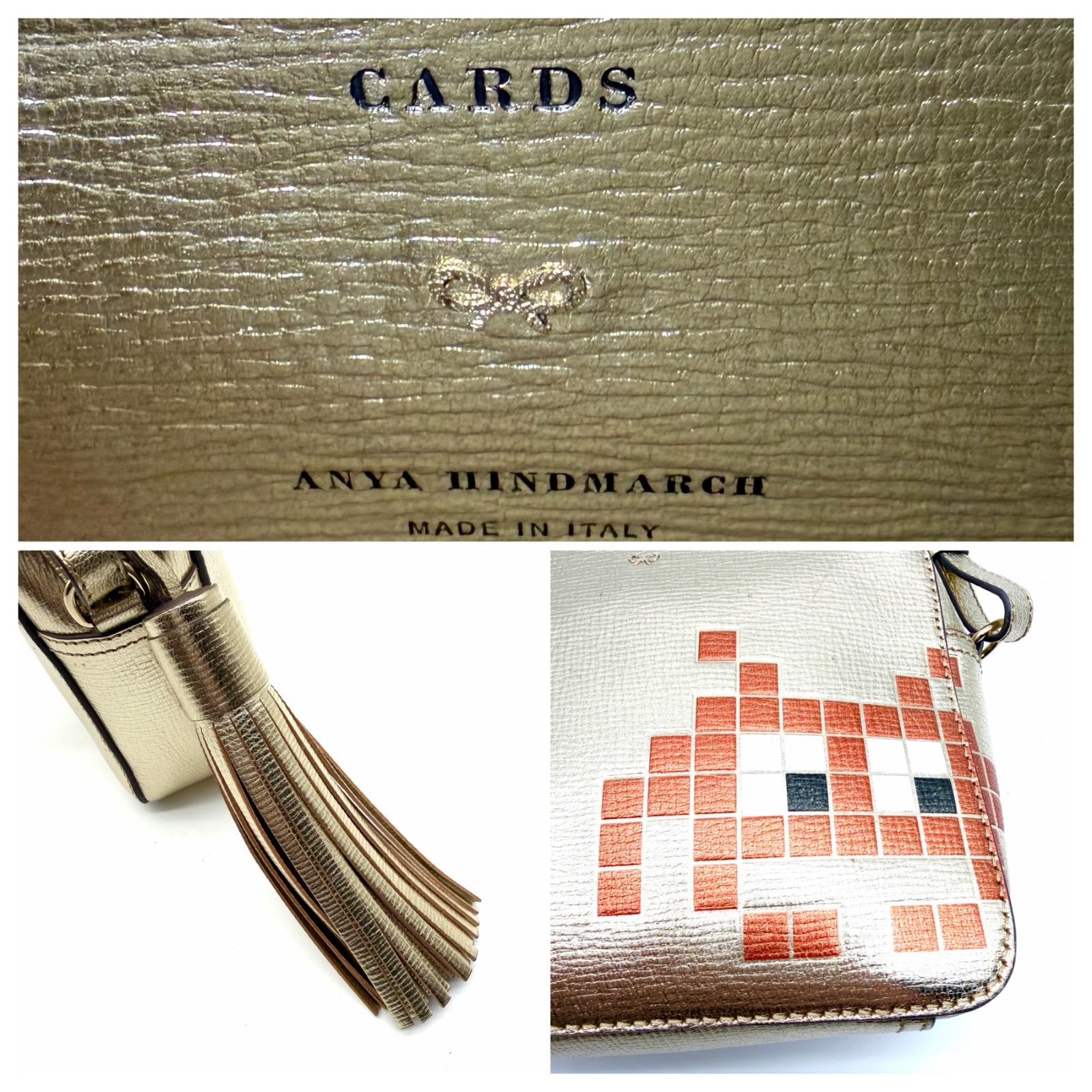 極希少】アニヤ・ハインドマーチ Anya Hindmarch スペースインベーダー 