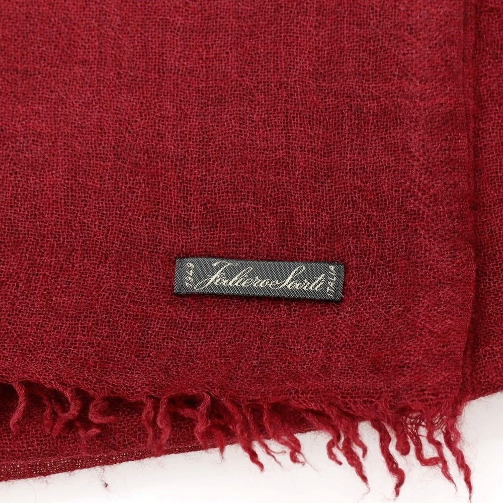 【中古】ファリエロサルティ Faliero Sarti ウール ストール レッド【メンズ】 中古】ファリエロサルティ Faliero Sarti ウール ストール レッド