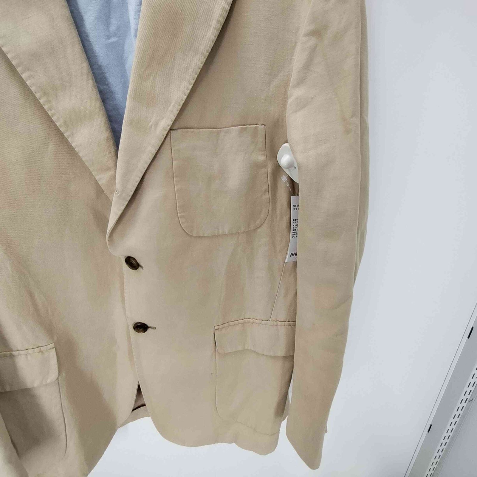 ブルックスブラザーズ 346 BROOKS BROTHERS 裏地背抜き コットン 