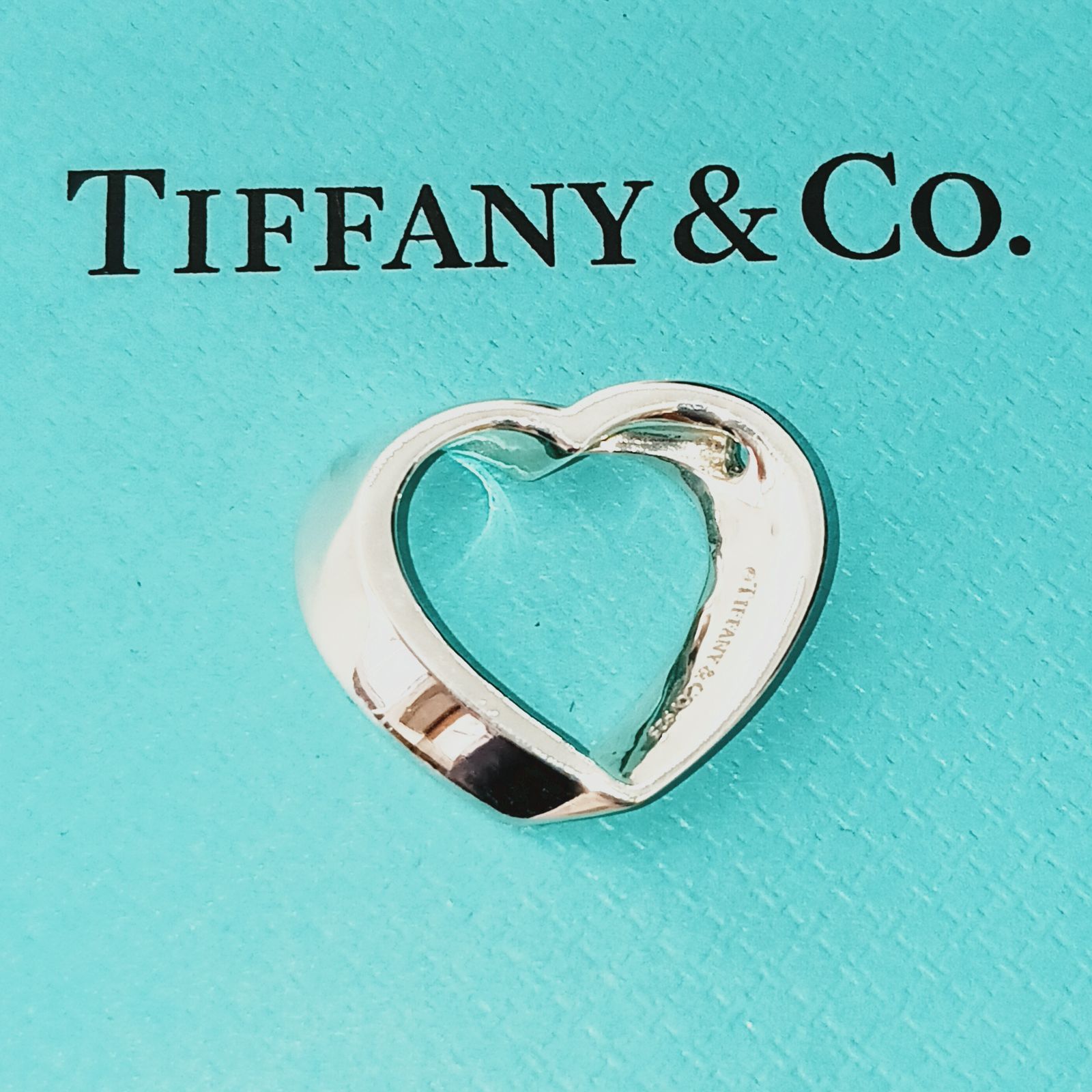 新品仕上げ】ティファニー TIFFANY オープンハート ペンダント
