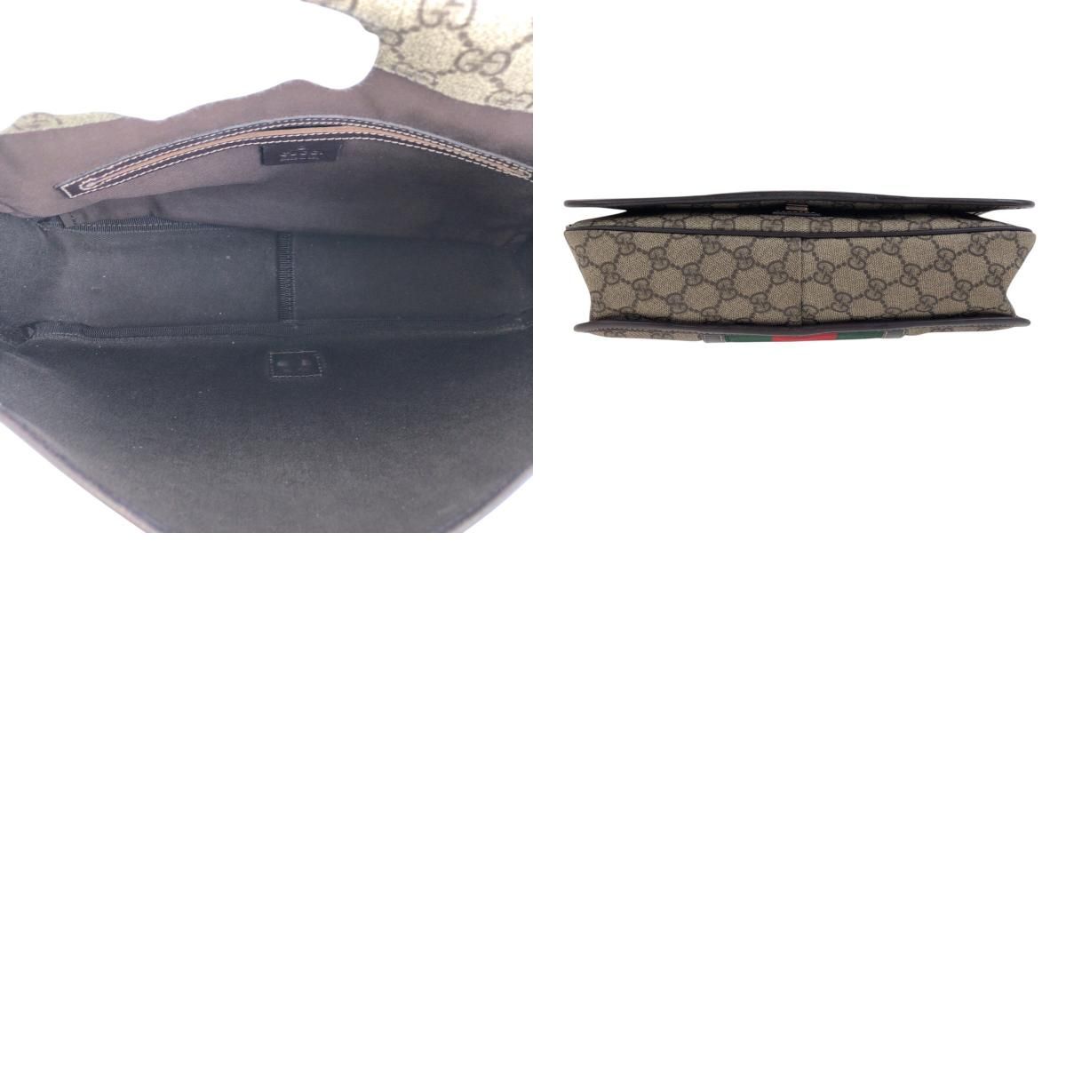 美品 GUCCI グッチ シェリーライン ベージュ ブラウン ゴールド金具 GG 