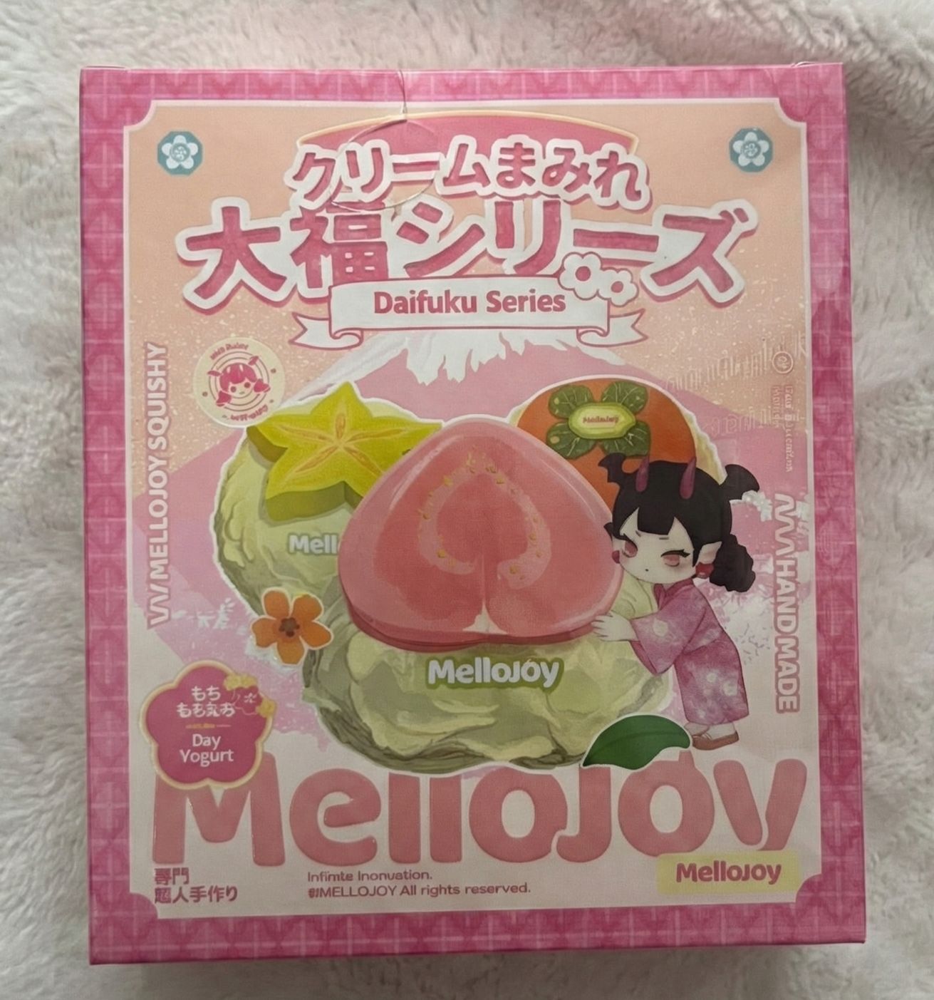 新品未開封 Mellojoy クリームまみれ 大福シリーズ スクイーズ