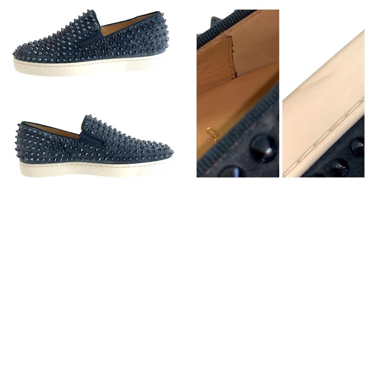 超美品 Christian Louboutin クリスチャンルブタン スタッズ サイズ39 