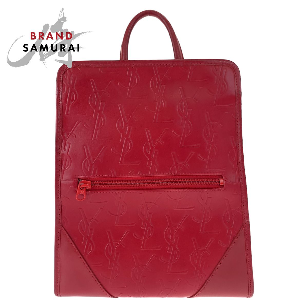 美品 YVES SAINT LAURENT イヴ サンローラン ヴィンテージ YSL レッド 