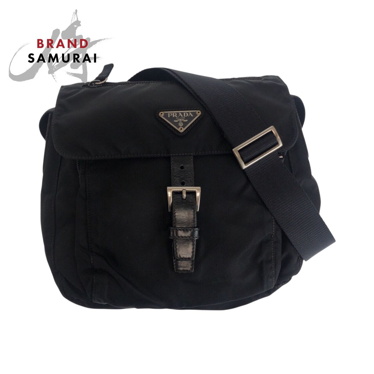 人気商品】 PRADA メッセンジャーバッグ ショルダー テスート ブラック 