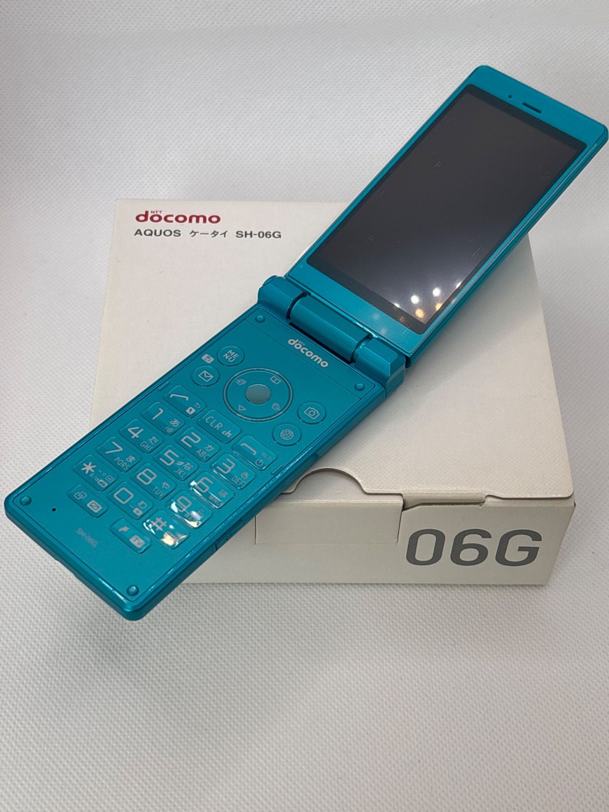 docomo AQUOSケータイ SH-06G Blue Green 新品未使用 - メルカリ