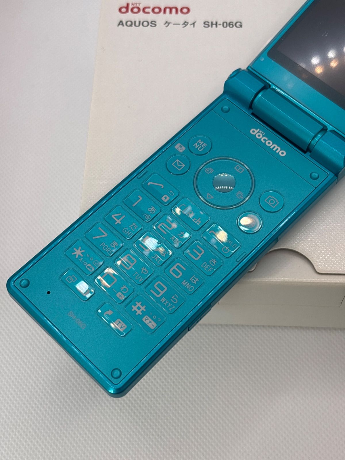 docomo AQUOSケータイ SH-06G Blue Green 新品未使用 - メルカリ