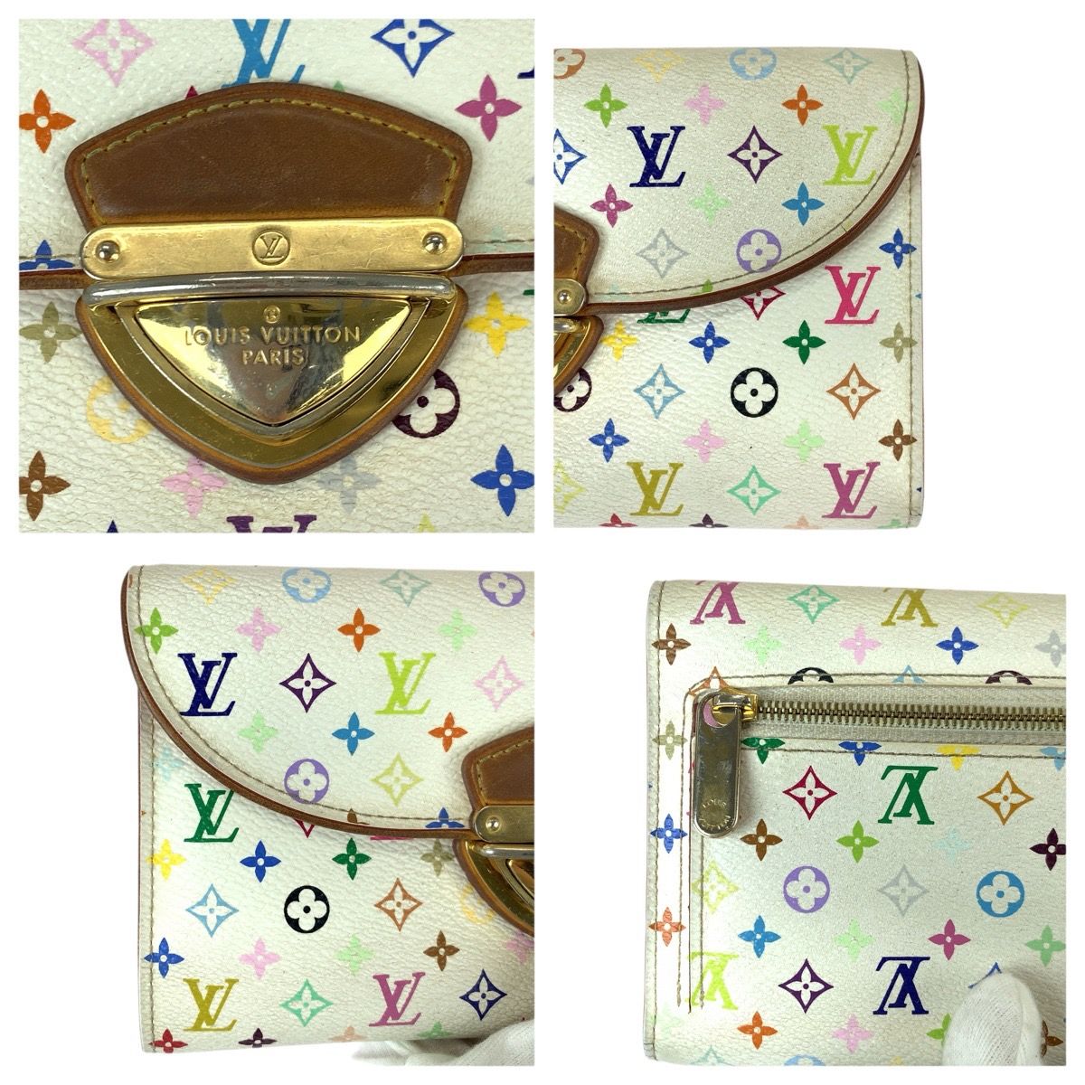 LOUIS VUITTON ルイヴィトン モノグラム マルチカラー ポルトフォイユ 