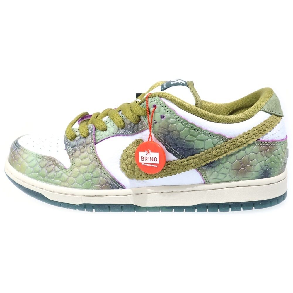 NIKE SB (ナイキエスビー) ×ALEXIS SABLONE DUNK LOW PRO WHITE AND PACIFIC MOSS アレクシスサブローン ダンク プロ ローカットスニーカー HJ3386-300
