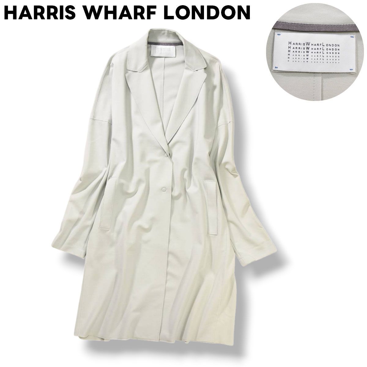 イタリア製 ハリス ワーフ ロンドン HARRIS WHARF LONDON 膝下丈 2B 