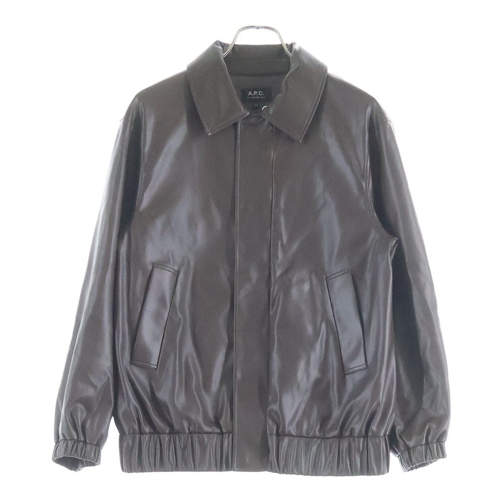 A.P.C (アーペーセー) SUZANNA BLOUSON スザンナ フェイクレザー