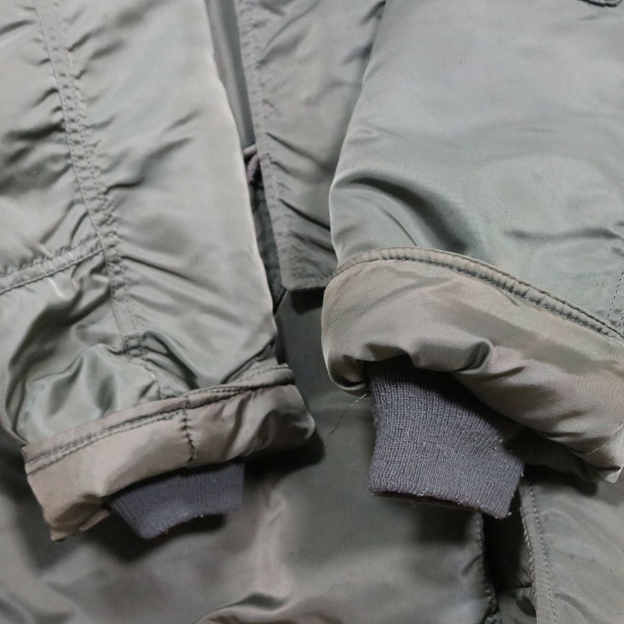 90s C.A.B CLOTHING N3B フライトジャケット L セージ 中古C】80s 90s vintage ALPHA INDUSTRIES アルファ インダストリーズ