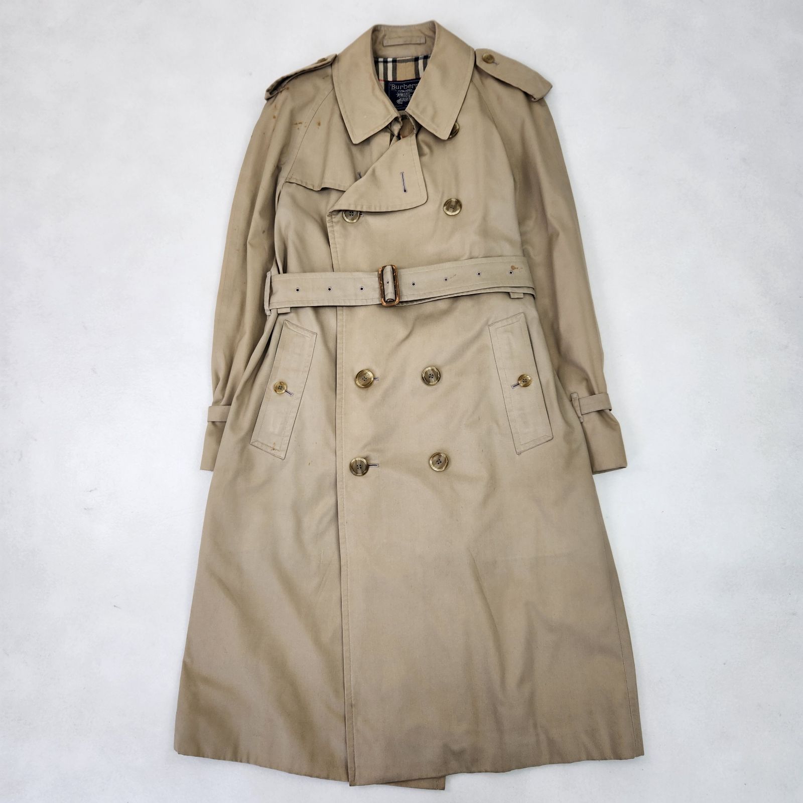 Burberryトレンチコート　イングランド製　vintage BURBERRY トレンチコート バーバリーズ イングランド製 英国製
