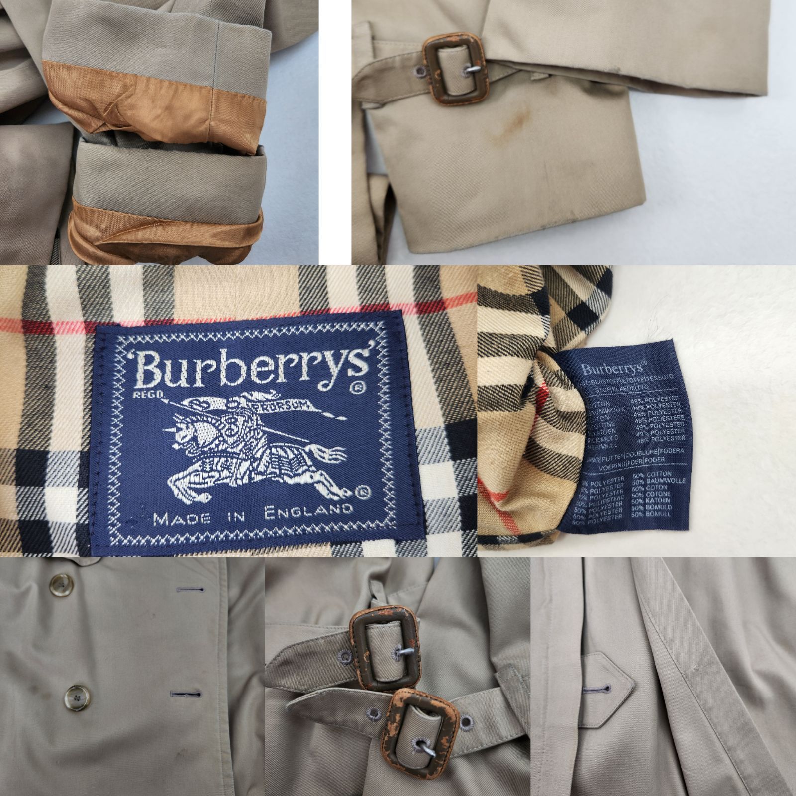 BURBERRY トレンチコート バーバリーズ イングランド製 英国製