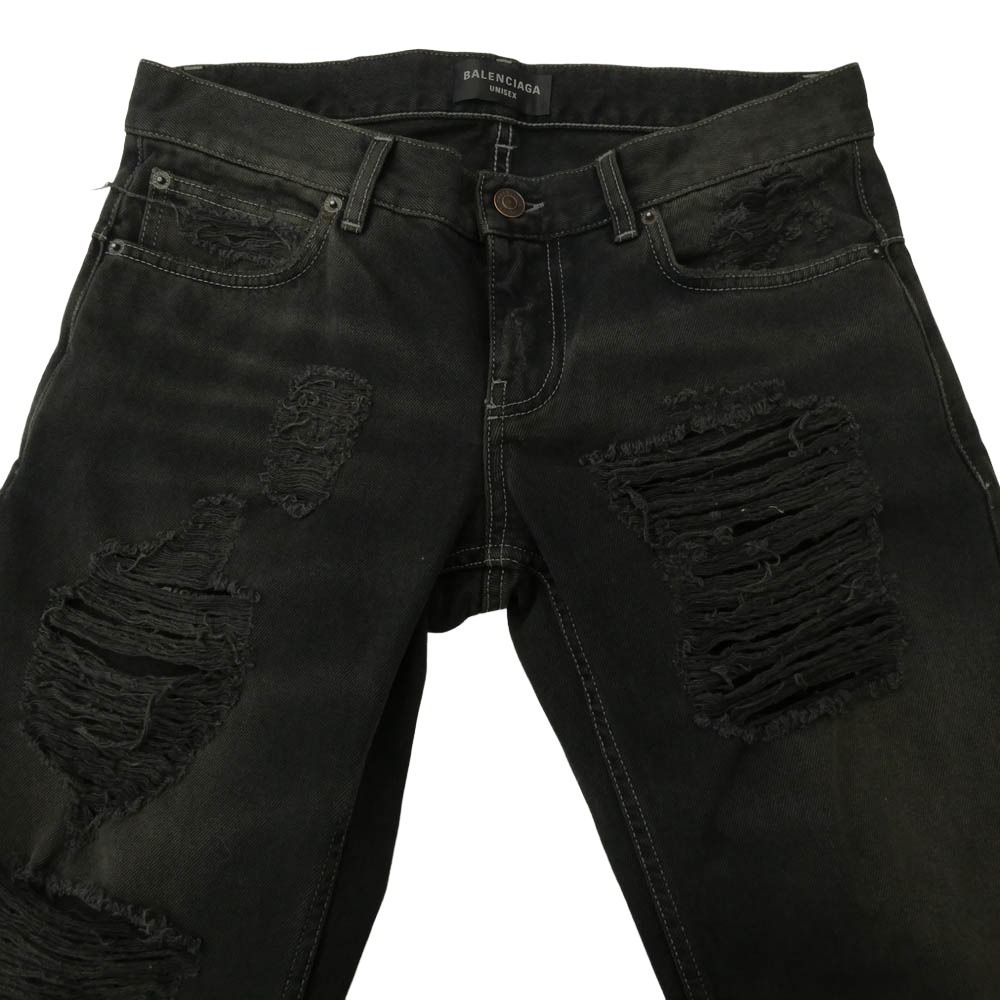 BALENCIAGA バレンシアガ 833430 TSW85 ダメージ クラッシュ