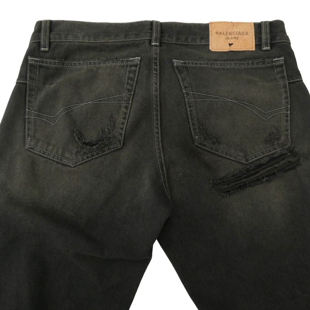 BALENCIAGA バレンシアガ 833430 TSW85 ダメージ クラッシュ