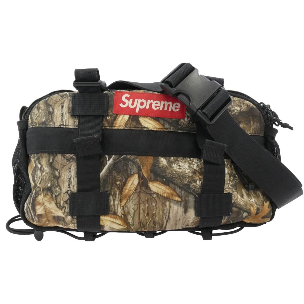 Supreme シュプリーム 19AW Waist Bag Real Tree Camo リアルツリーカモ ウエスト ショルダー ボディ バッグ カーキ系【中古】 Supreme シュプリーム 19AW Waist Bag Real Tree Camo リアルツリー